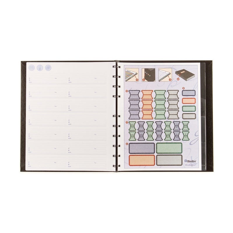 Blueline MiracleBind Notebook, 11 x 9.625 inches, Black, 150 Pages (AF11150.81) - Image 4